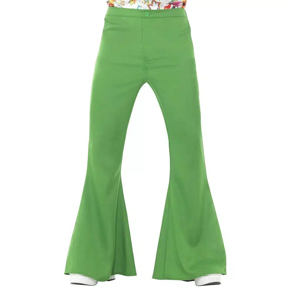 Herren Schlaghose Grün | Flared Trousers Mens Green - carnivalstore.de