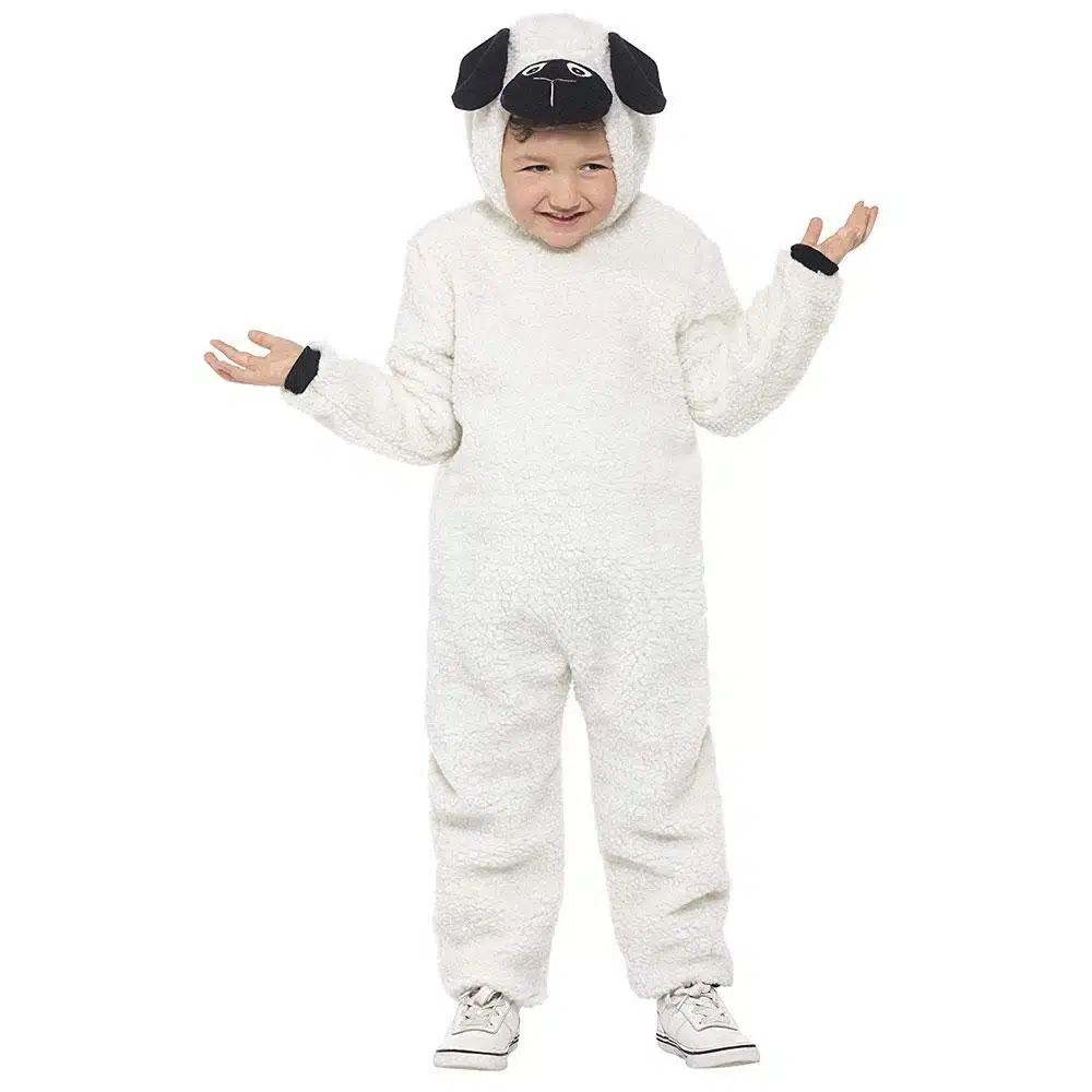 Kinder Unisex Schäfchen Kostüm | Children Sheep Costume - carnivalstore.de