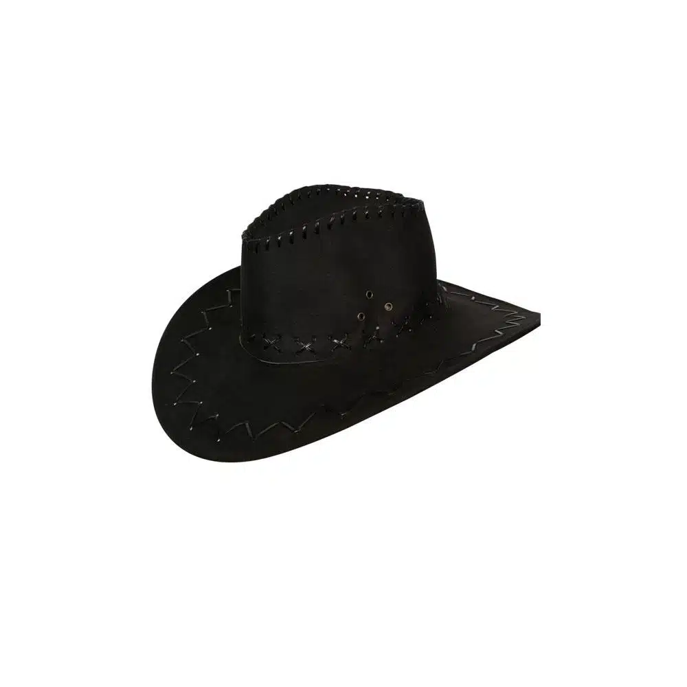 Black / Brown Suede Cowboy Hat - Carnival Store GmbH