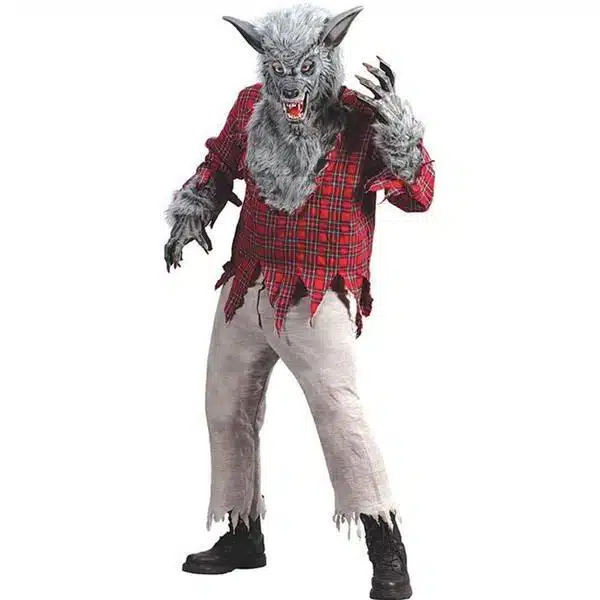 Werwolf grau Kostüm für Erwachsene | Werewolf Adult Costume - carnivalstore.de