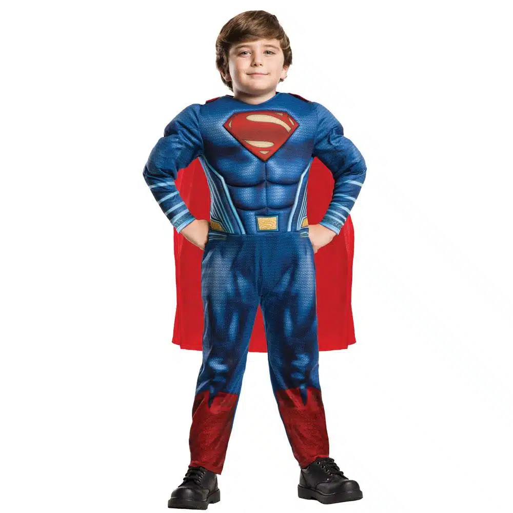 DC Justice League Deluxe Superman, Kinderkostüm | Deluxe Superman - carnivalstore.de