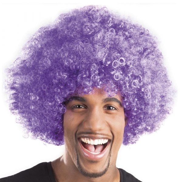 Afro Wig Purple Carnival Store Gmbh 