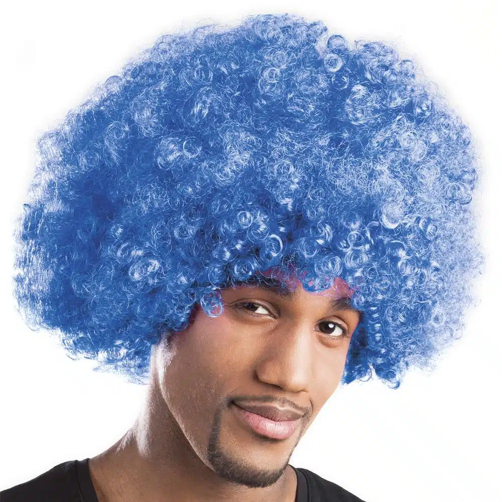 Afro Wig Blue - Carnival Store GmbH