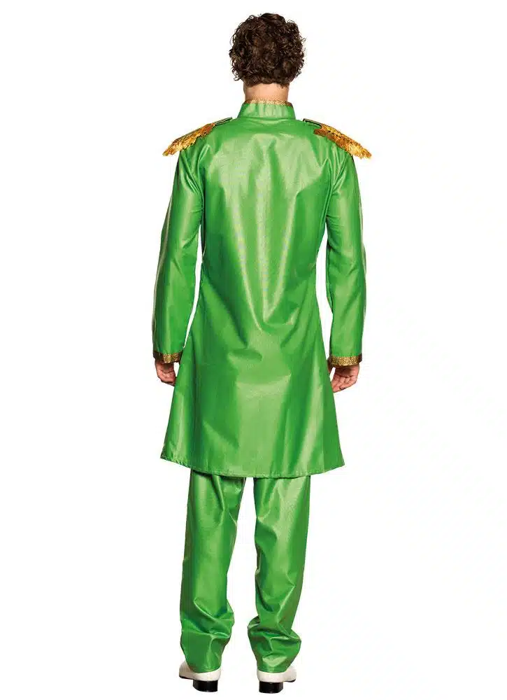 Sergent Papper Costume Green - Carnival Store GmbH