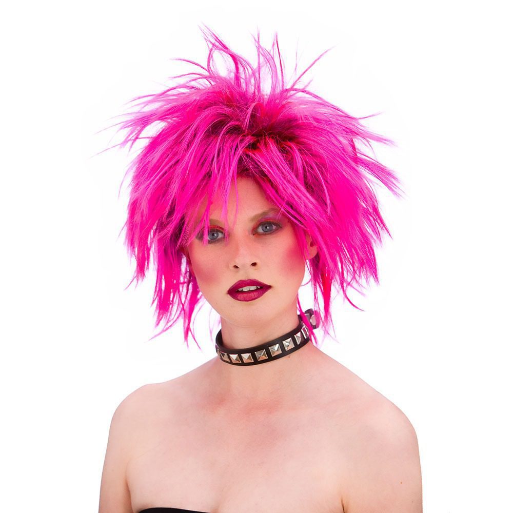 Wild 80s Pink Wig