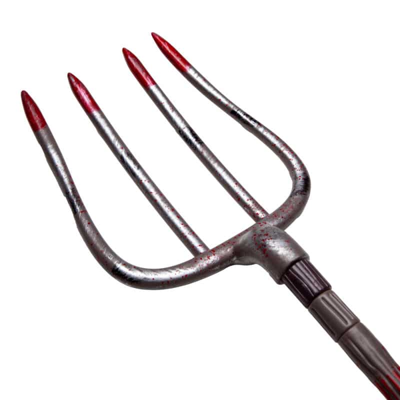 5ft Bloody Pitchfork - Horror Costume Prop for Halloween