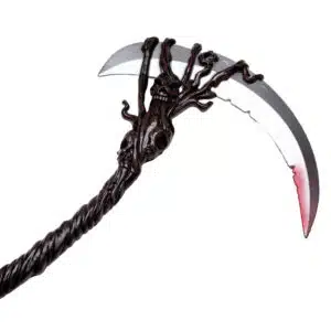 Deluxe 5ft Tree Branch Scythe - Realistic Grim Reaper Prop for Halloween