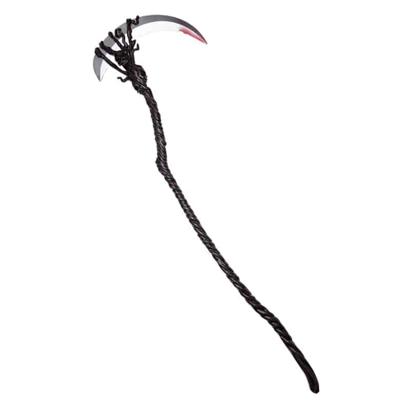 Deluxe 5ft Tree Branch Scythe - Realistic Grim Reaper Prop for Halloween