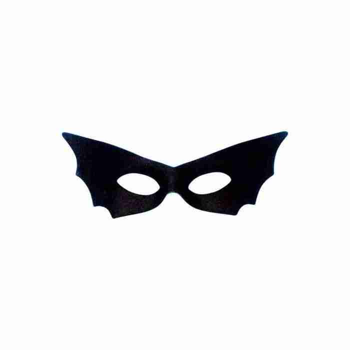 Schwarze Augenmaske Vampir elegant Karneval Halloween Maske