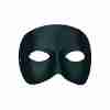 Schwarze Augenmaske Doge elegant Karnevalsmaske