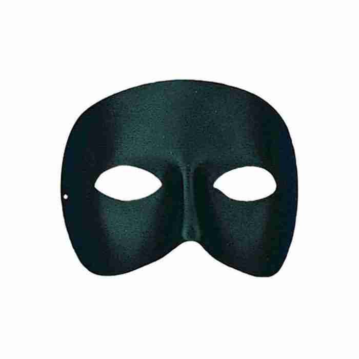 Schwarze Augenmaske Doge elegant Karnevalsmaske