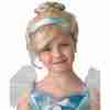 Cinderella Perücke Blond goldene Locken Märchen Prinzessin Kostüm