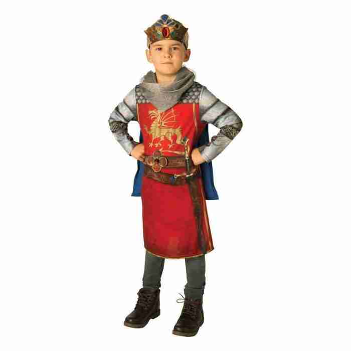 Kinderkostüm König Arthur - Mittelalter Ritter Kostüm für Jungen