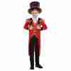 Zirkusdirektor Kostüm Jungen Rot - Deluxe Ringmaster Outfit von Smiffy's