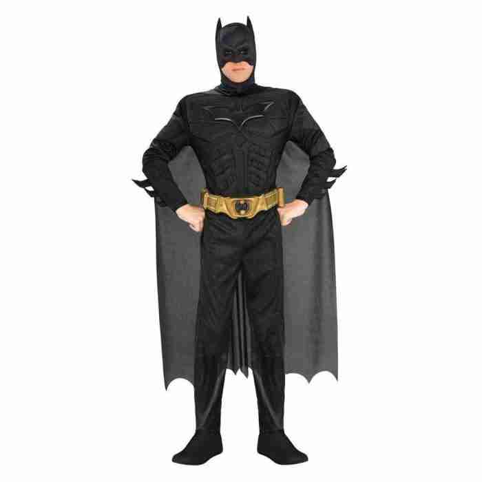 Batman Kostüm Deluxe Herren mit Muskel-Brust-Design