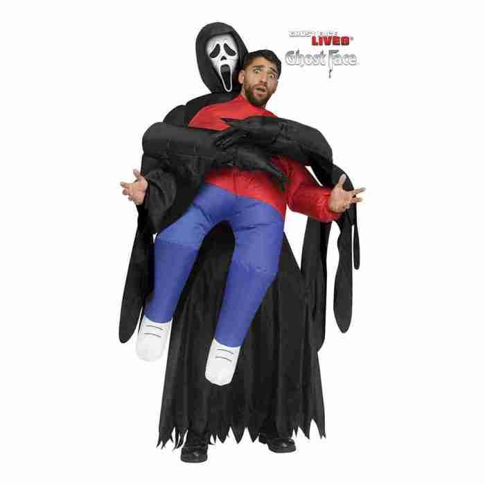Halloween Kostüm Ghost Face aufblasbar Carry Me Verkleidung Erwachsene