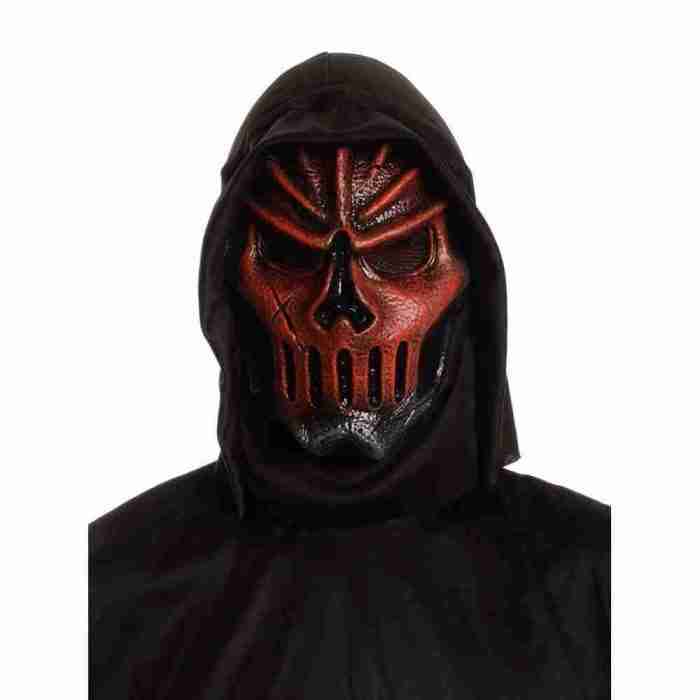 Krieger Maske Kingdom Warrior schwarz Kostüm Maske für Erwachsene