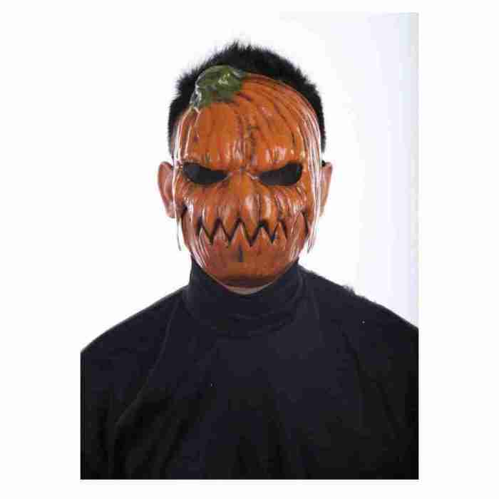 Halloween Maske Bad Seed Jabber Jaw Orange Kürbis Karneval Fasching