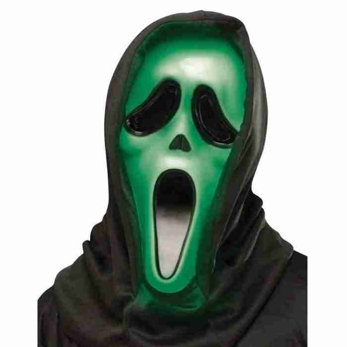 Halloween Maske Farbwechsel Geist grün Leuchteffekt Horror
