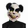 Horror Maske Charles Teddy Bär schwarz weiß Halloween Kostüm