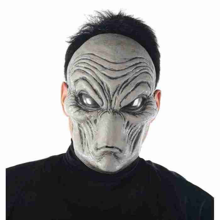 Alien Maske Grau Erwachsene Halloween außerirdische Verkleidung