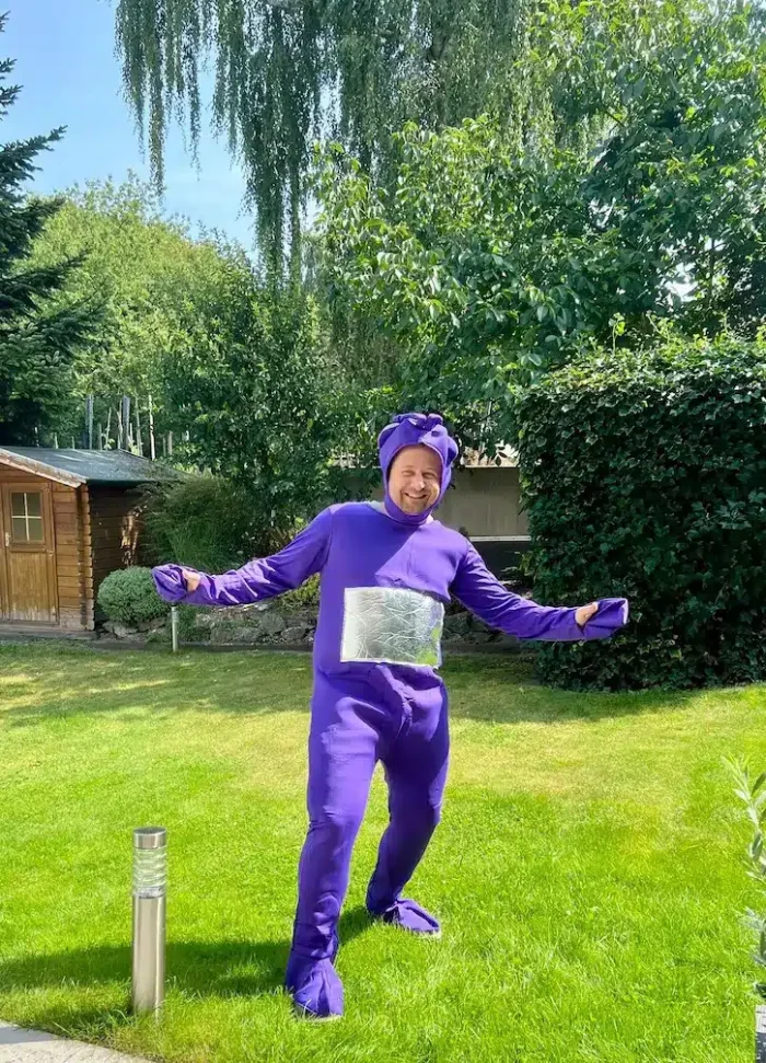 Teletubbies Po Kostüm Rot Erwachsene Faschingskostüm