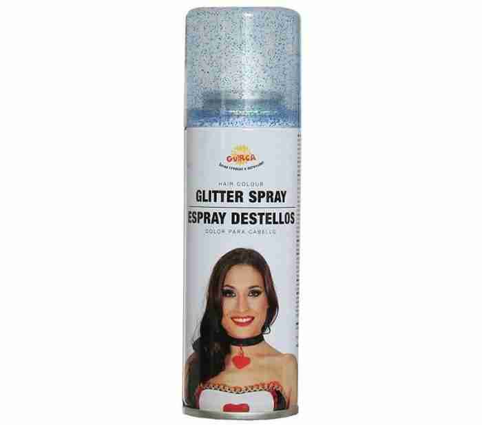 Glitzer Haarspray 125ml in verschiedenen Farben für Kostüme