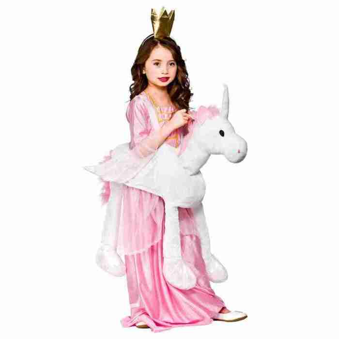 Karnevalskostüm Einhorn weiß Kinder Reitkostüm Fasching