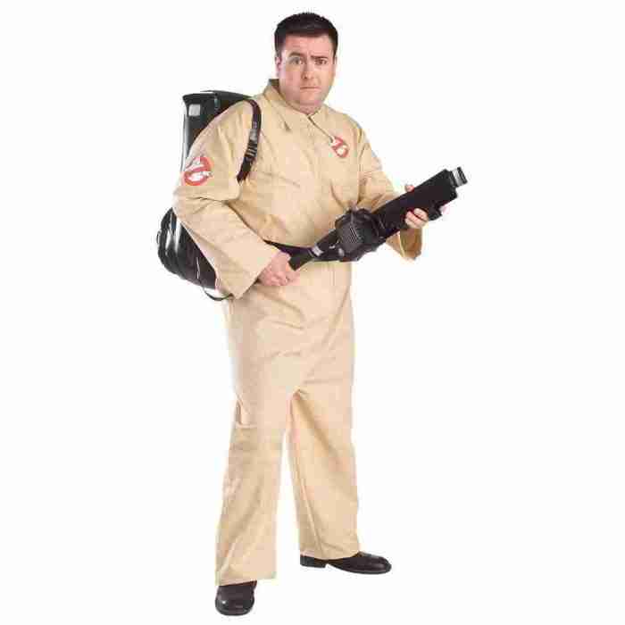 Ghostbusters Kostüm Herren beige Overall Geisterjäger Verkleidung