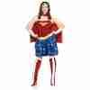 Wonder Woman Kostüm Damen rot blau gold Superhelden Verkleidung