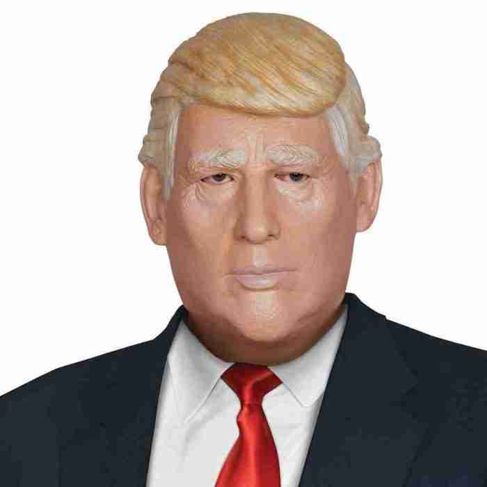 Trump Maske Celebrity Gummi Verkleidung Karneval Fasching
