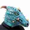 Eisdrachen Maske Blau Erwachsene Kostüm Halloween Karneval