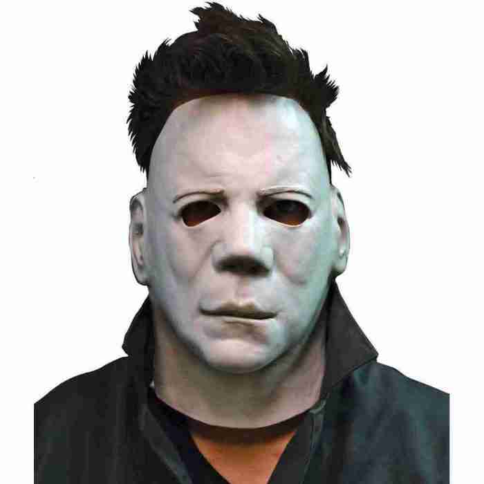 Halloween Maske Michael Myers Latex weiß Horror Kostüm