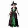 Hexenkostüm Smaragd Königin - Elegantes Damen Halloween Kostüm - carnivalstore.de