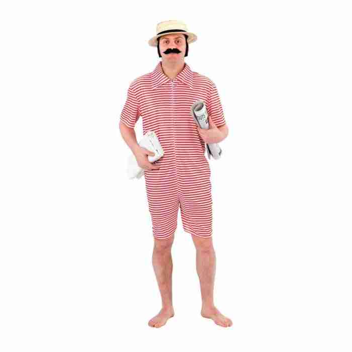 1920er Beach Hunk Karnevalskostüm für Herren - Retro Strandkostüm