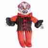 Halloween Puppe Giggles gruseliger Clown mit dämonischem Grinsen