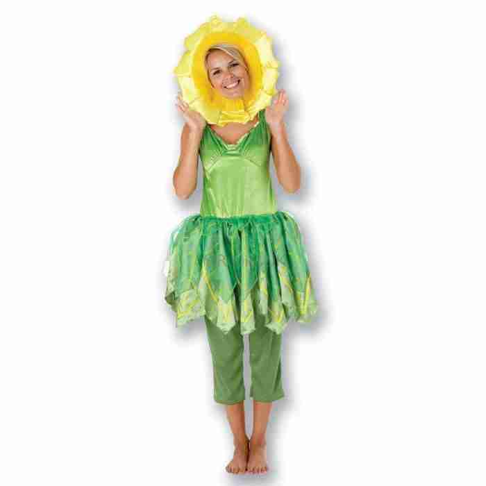 Little Weed Faschingskostüm Damen Grün Gelb - carnivalstore.de
