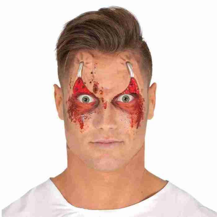 Halloween Wunde Augenlid Klammern Special Effects Make-up