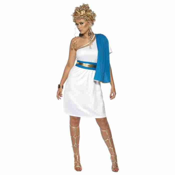 Römerin Kostüm - Antike Schönheit Set mit Kleid und Kopfschmuck - carnivalstore.de