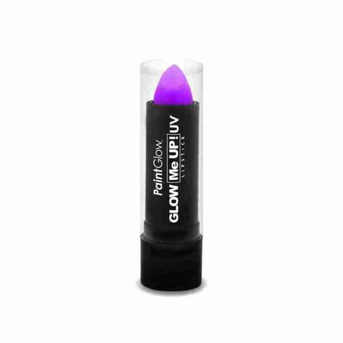 UV Neon Lippenstift Violett PaintGlow Schwarzlicht Makeup