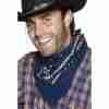 Cowboy Bandana Blau Western Design Halstuch Unisex