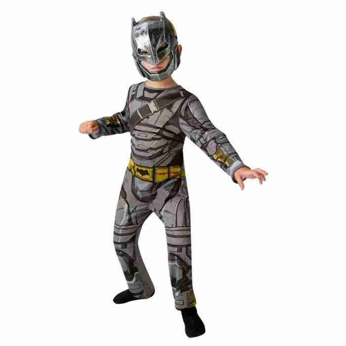 Batman Kostüm Kinder grau Superhelden Verkleidung Jungen