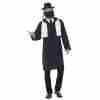 Rabbiner Kostüm Herren Schwarz mit Jacke Schal Hut - carnivalstore.de