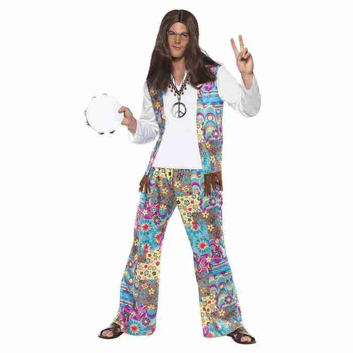 Hippie Kostüm Herren Groovy 60er Jahre Karneval - carnivalstore.de