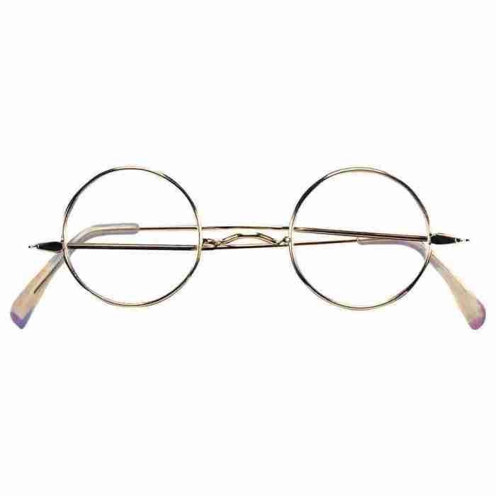 Weihnachtsbrille Santa rund rot weiß Kostümbrille