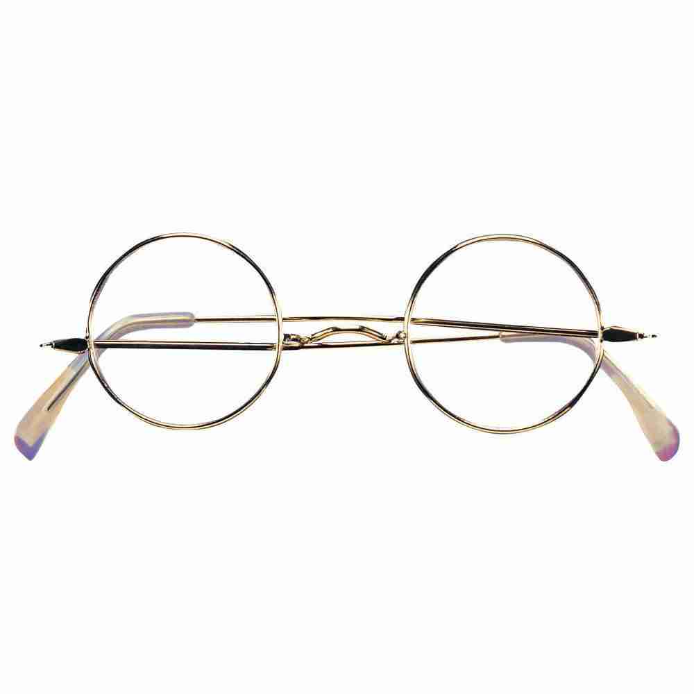 Weihnachtsbrille Santa rund rot weiß Kostümbrille