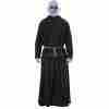 Karnevalskostüm Onkel Fester Addams von Rubies mit schwarzer Robe und Maske