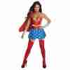 Wonder Woman Kostüm Damen Korsett Set in Rot Blau Gold - carnivalstore.de