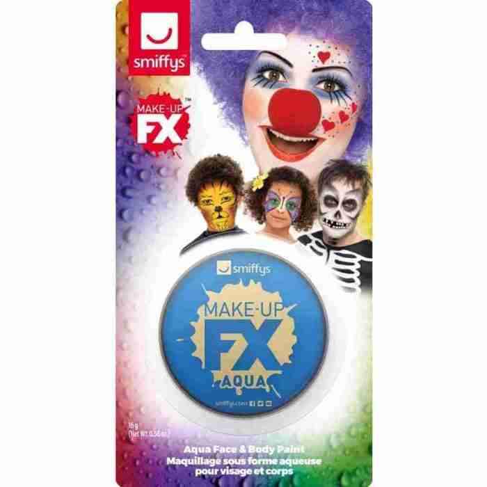 Gesichtsfarbe Königsblau Make-Up FX Smiffy's 16ml Karneval