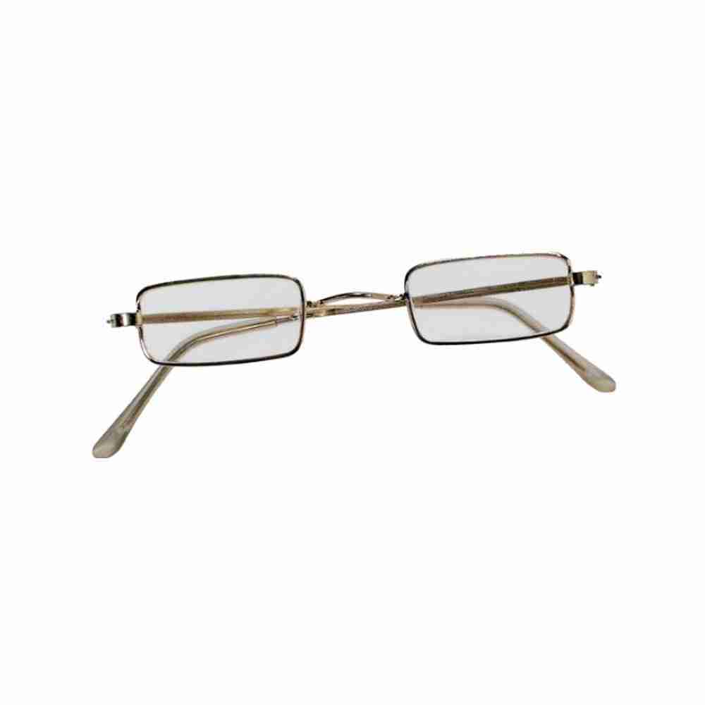 Weihnachtsbrille Santa eckig rot weiß Kostüm Accessoire